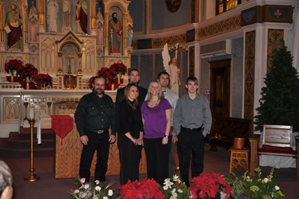 Cindy and family, January 2, 2010